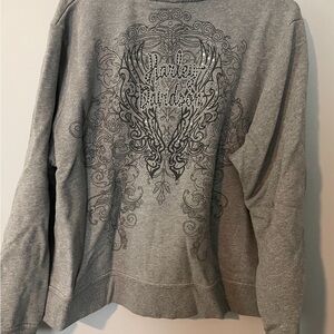 Harley Davidson Women’s XL or 1X Full Zip Hoodie Rhinestone Jacket